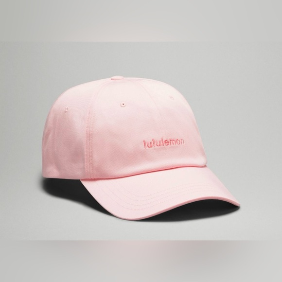 NWT Lululemon Unisex Classic Ball Cap Wordmark Strawberry Milkshake Sakura Pink - Picture 1 of 9